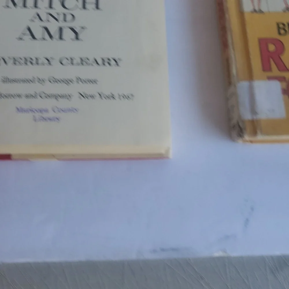 VTG Mitch and Amy Beverly Cleary 1967 1st Ed‎ HC DJ Ramona Forever Lot 2 Readers